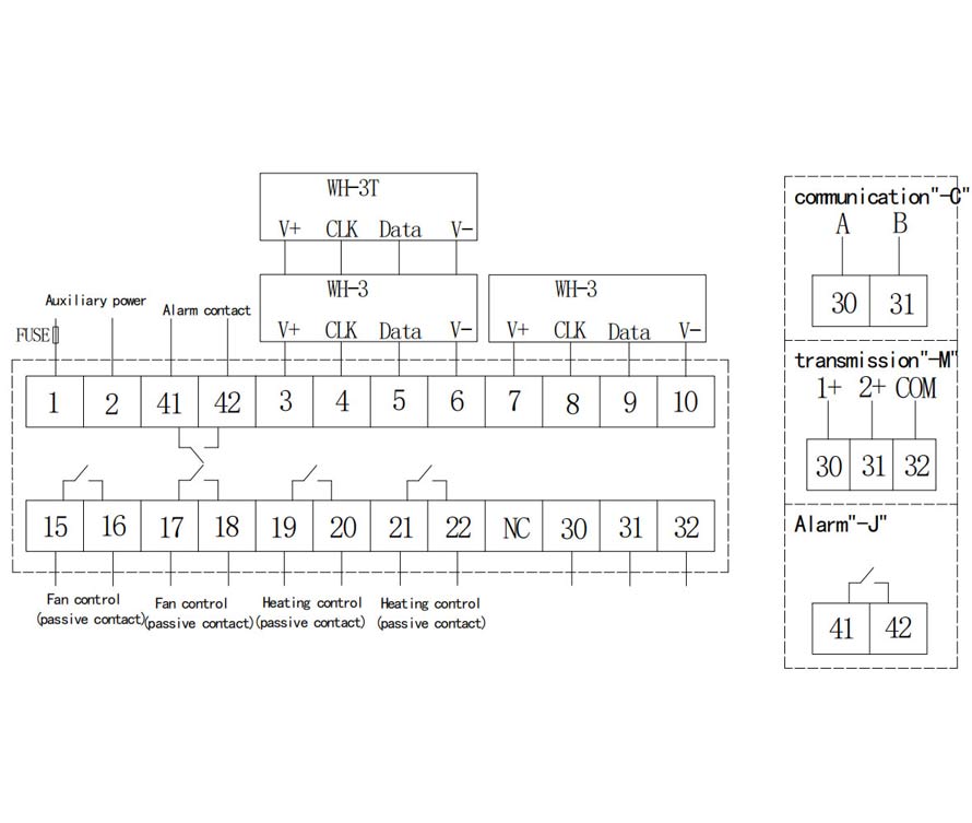 How to Wire a WHD72-22 Temparature Humidity Controller