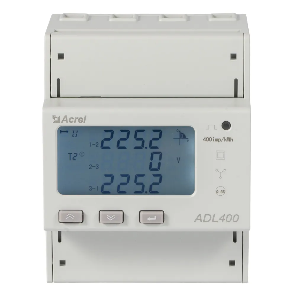 480V Din Rail Mounted 50ms Response Rate Three-phase Unbalanced Anti-reverse Current Multi-function Energy Meter